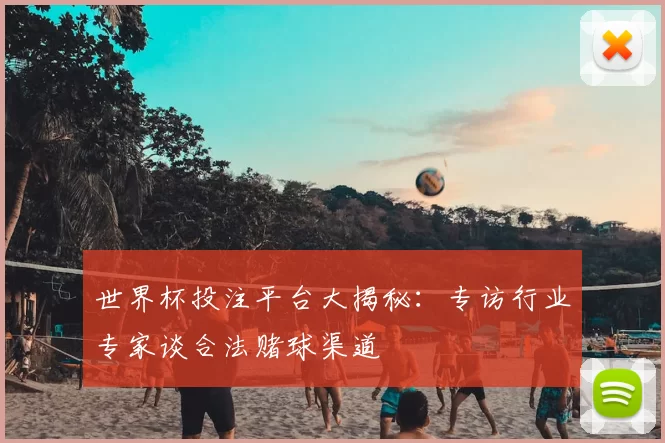 世界杯投注平台大揭秘:专访行业专家谈合法赌球渠道